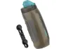 Fidlock TWIST antibacterial Trinkflasche mit bike base Haltesystem, Transparent-schwarz, 590ml