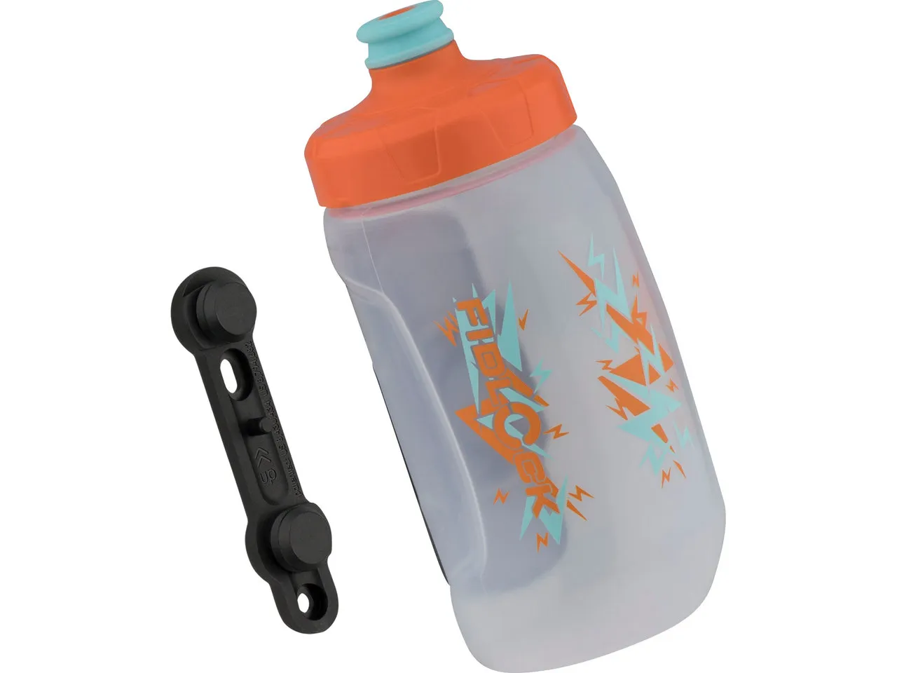 Fidlock TWIST bike base Flaschenhaltesystem mit Kids Trinkflasche, Weiß, 450ml Fidlock TWIST bike base Flaschenhaltesystem mit Kids Trinkflasche, Weiß, 450ml