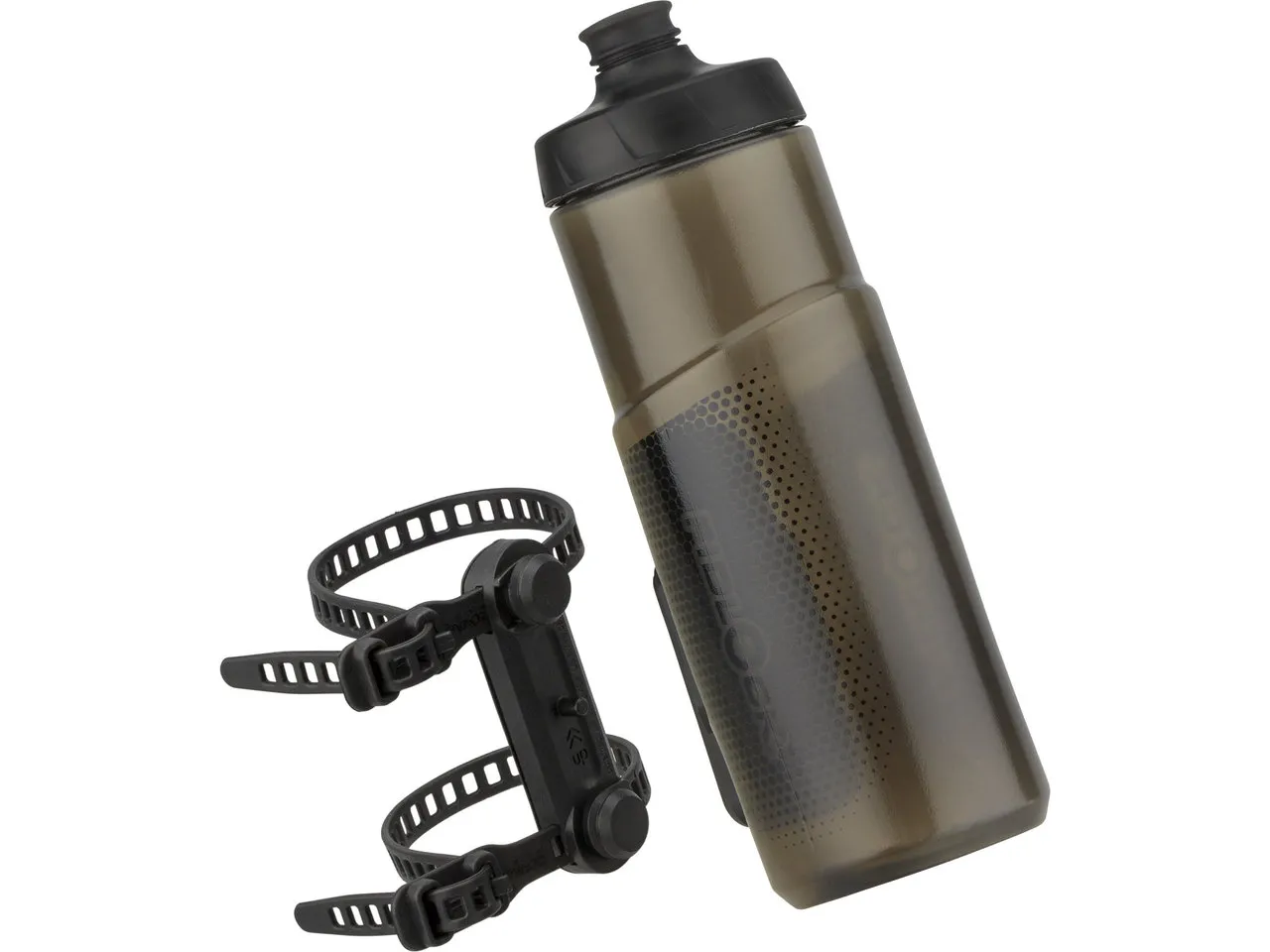 Fidlock TWIST uni base Flaschenhaltesystem mit Trinkflasche, Transparent-schwarz, 600ml Fidlock TWIST uni base Flaschenhaltesystem mit Trinkflasche, Transparent-schwarz, 600ml