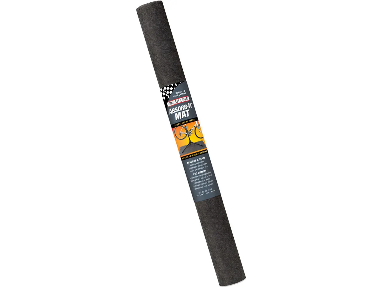 Finish Line Arbeitsunterlage, Schwarz, 122 x 46cm Finish Line Arbeitsunterlage, Schwarz, 122 x 46cm