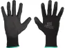 Finish Line Mechaniker-Handschuhe, Schwarz-grün, S/M