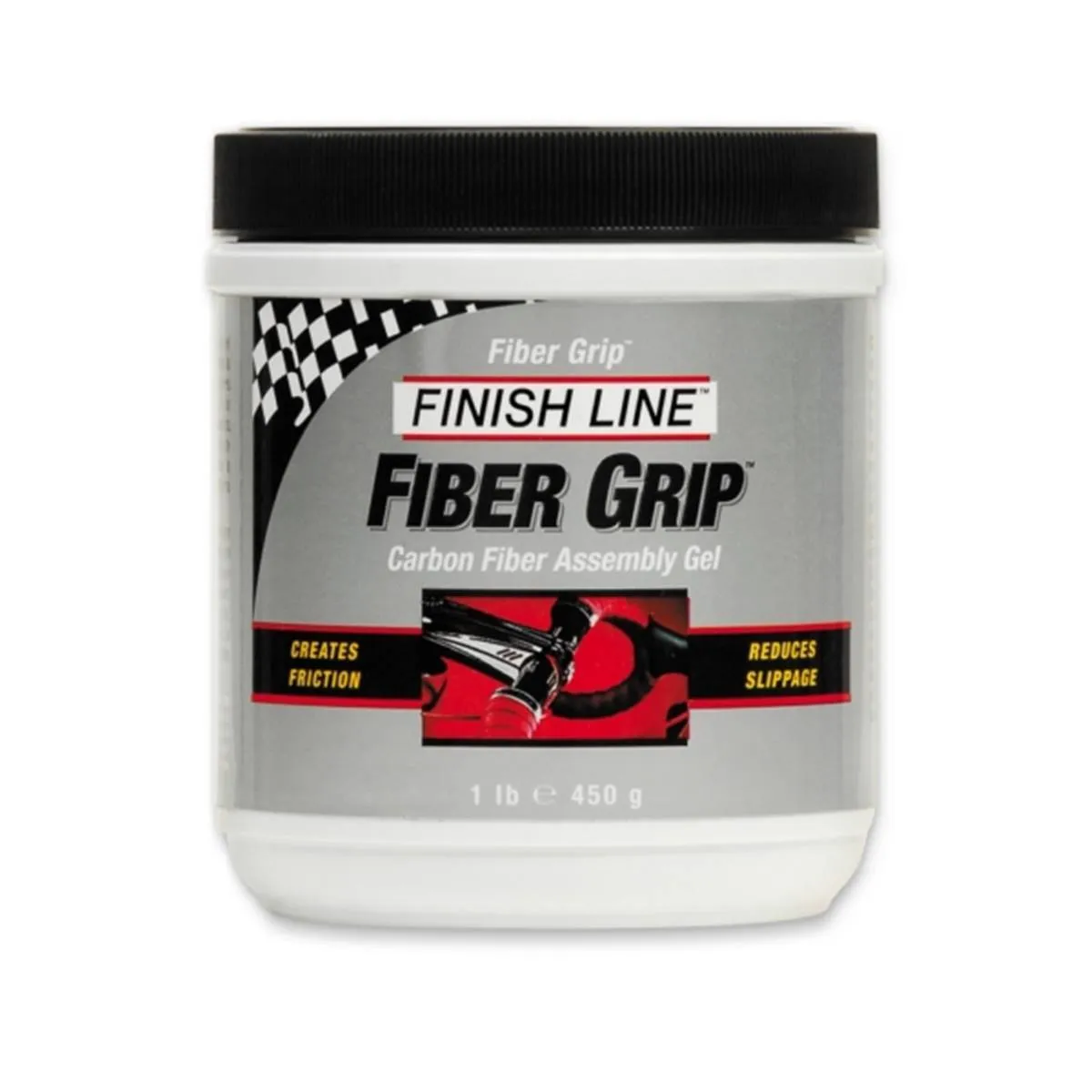 Finish Line Schmierfett für Karbonoberflächen Fiber Grip Unisex, weiß, 450g Finish Line Schmierfett für Karbonoberflächen Fiber Grip Unisex, weiß, 450g