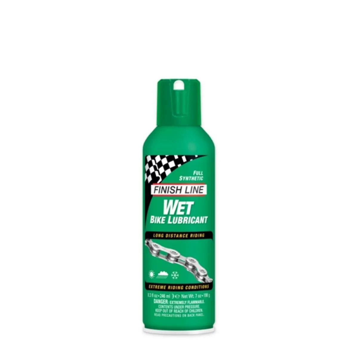 Finish Line Schmiermittel WET - (8.3oz) Unisex, grün, 246ml Finish Line Schmiermittel WET - (8.3oz) Unisex, grün, 246ml