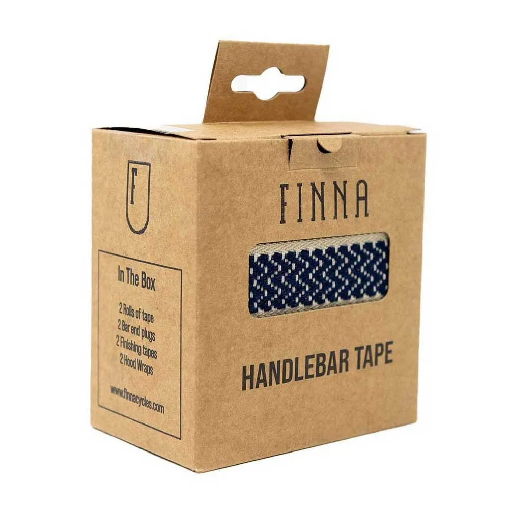 Finna Woven Lenkerband, Blue, 2300mm