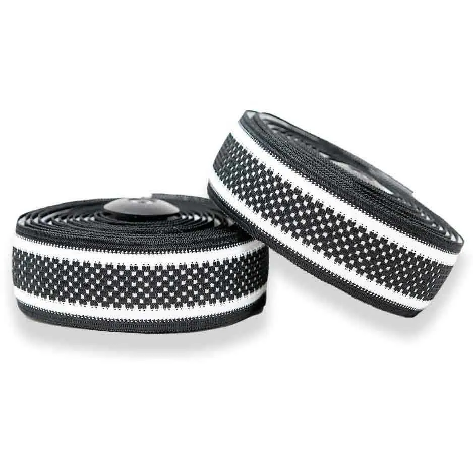 Finna Woven Sport Lenkerband, White / black, 2200mm