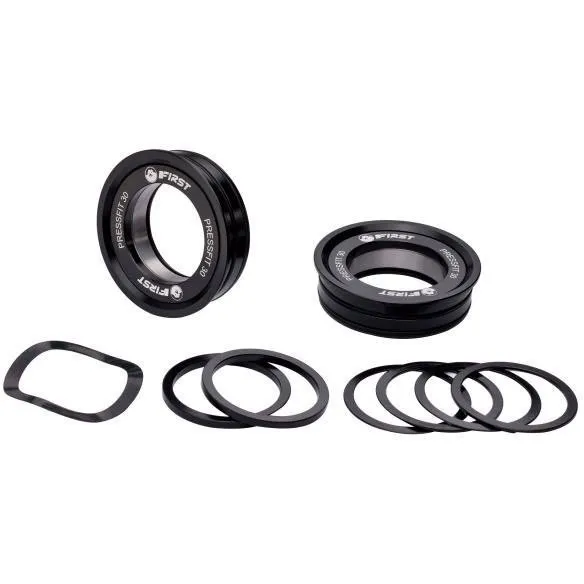 First Press Fit Shimano 46 Mm Lagerschalen, Black, 86.5mm First Press Fit Shimano 46 Mm Lagerschalen, Black, 86.5mm