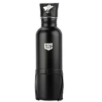 Fischer Edelstahl-Trinkflasche mit Halterung Unisex