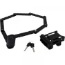 Fischer Faltbares Schloss mit Halterung Unisex, schwarz, 110cm