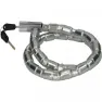 Fischer Gliederschloss aus Metall Schlüsselverschluss Unisex, silber, 100cm/23mm