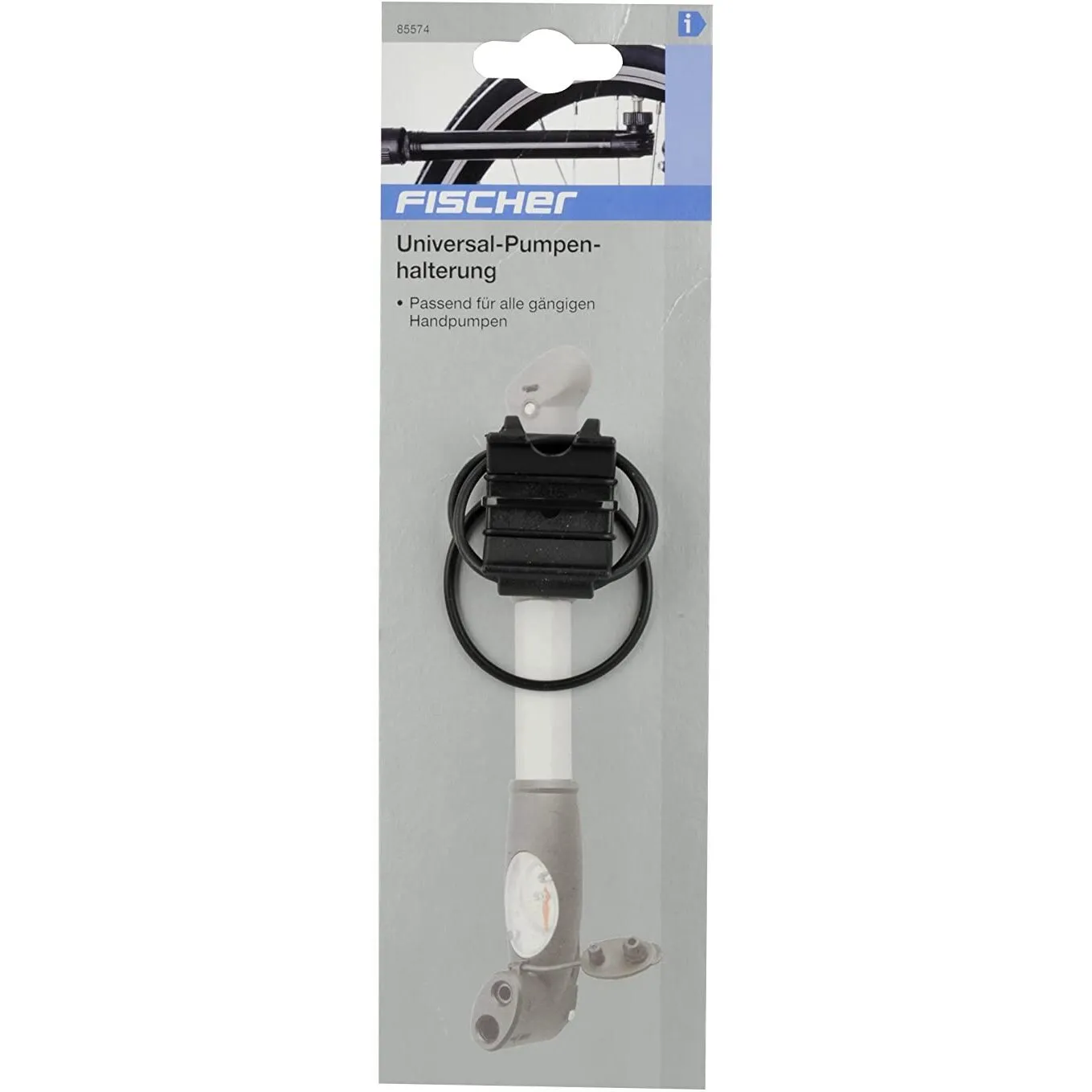 Fischer Halterung für eine Fahrradpumpe Unisex, schwarz, TU Fischer Halterung für eine Fahrradpumpe Unisex, schwarz, TU