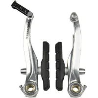 Fischer Komplettes Bremssystem mit Ein Paar Bremsbelägen V-brake Unisex Fischer Komplettes Bremssystem mit Ein Paar Bremsbelägen V-brake Unisex
