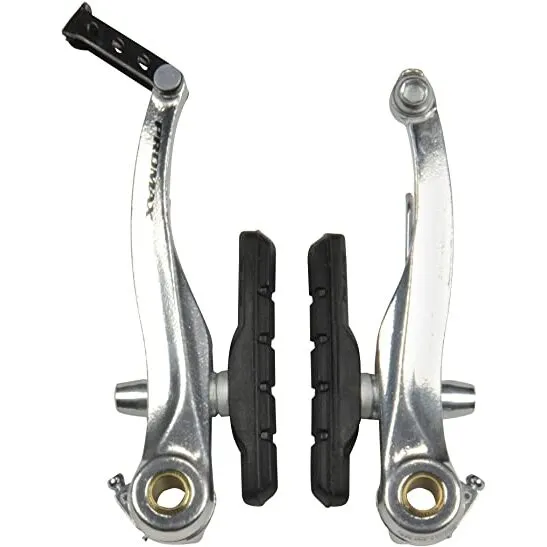 Fischer Komplettes Bremssystem mit Ein Paar Bremsbelägen V-brake Unisex, silber, TU Fischer Komplettes Bremssystem mit Ein Paar Bremsbelägen V-brake Unisex, silber, TU