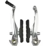 Fischer Komplettes Bremssystem mit Ein Paar Bremsbelägen V-brake Unisex, silber, TU