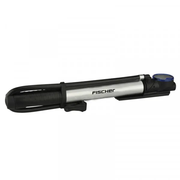 Fischer Mini-Bodenpumpe 2in1 Unisex, silber, TU Fischer Mini-Bodenpumpe 2in1 Unisex, silber, TU