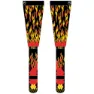 Fist Flaming Beinwärmer, Red / black