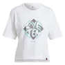 FiveTen Cropped Graphic Kurzarm-t-shirt, White, M