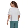 FiveTen Cropped Graphic Kurzarm-t-shirt, White, M