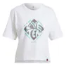 FiveTen Cropped Graphic Kurzarm-t-shirt, White, M