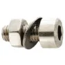 Fix Nippel M5 X 10 Mm Innensechskantschraube 100 Einheiten, Silver, One Size