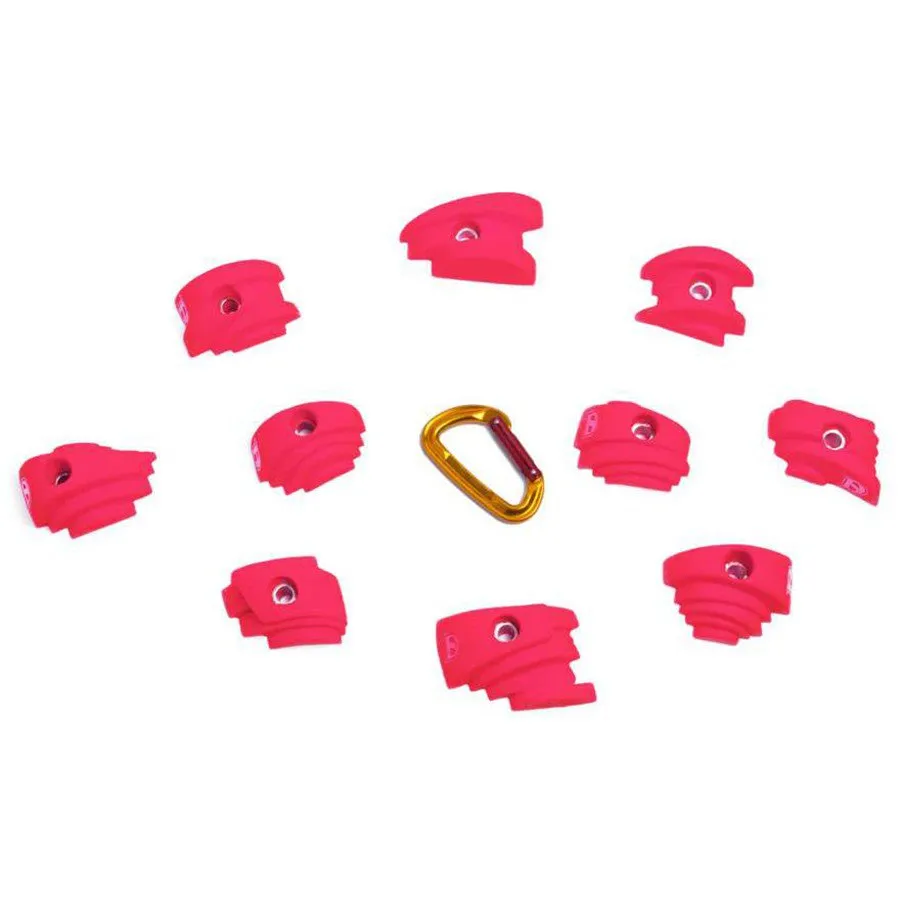 Fixe Climbing Gear Bask Streel 10er-pack, Pink, S
