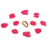 Fixe Climbing Gear Bask Streel 10er-pack, Pink, S