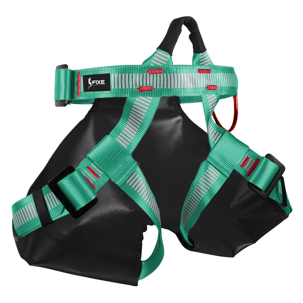 Fixe Climbing Gear Canyoning-gurt, Black / turquoise / red, One Size Fixe Climbing Gear Canyoning-gurt, Black / turquoise / red, One Size