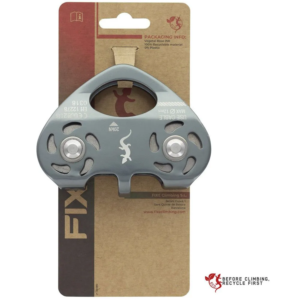 Fixe Climbing Gear Db2 Riemenscheibe, Dark grey, One Size Fixe Climbing Gear Db2 Riemenscheibe, Dark grey, One Size