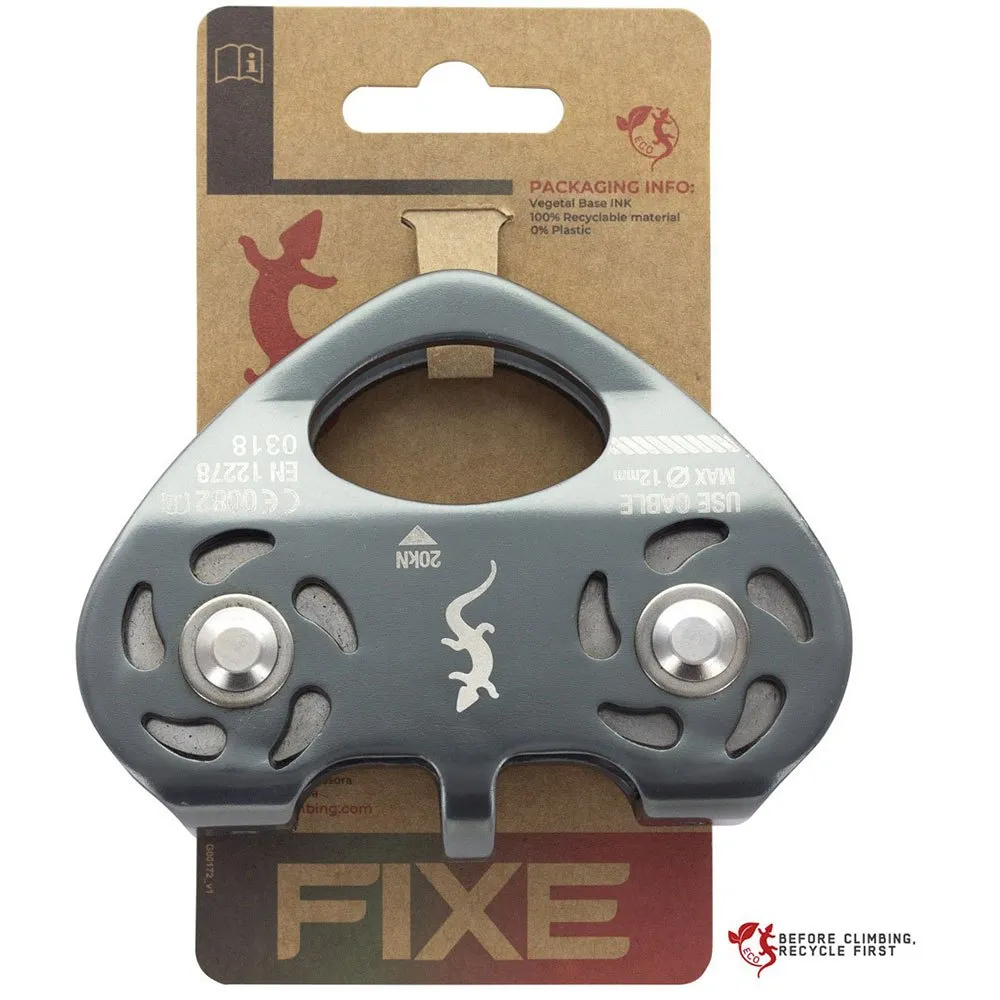 Fixe Climbing Gear Db2 Riemenscheibe, Dark grey, One Size Fixe Climbing Gear Db2 Riemenscheibe, Dark grey, One Size