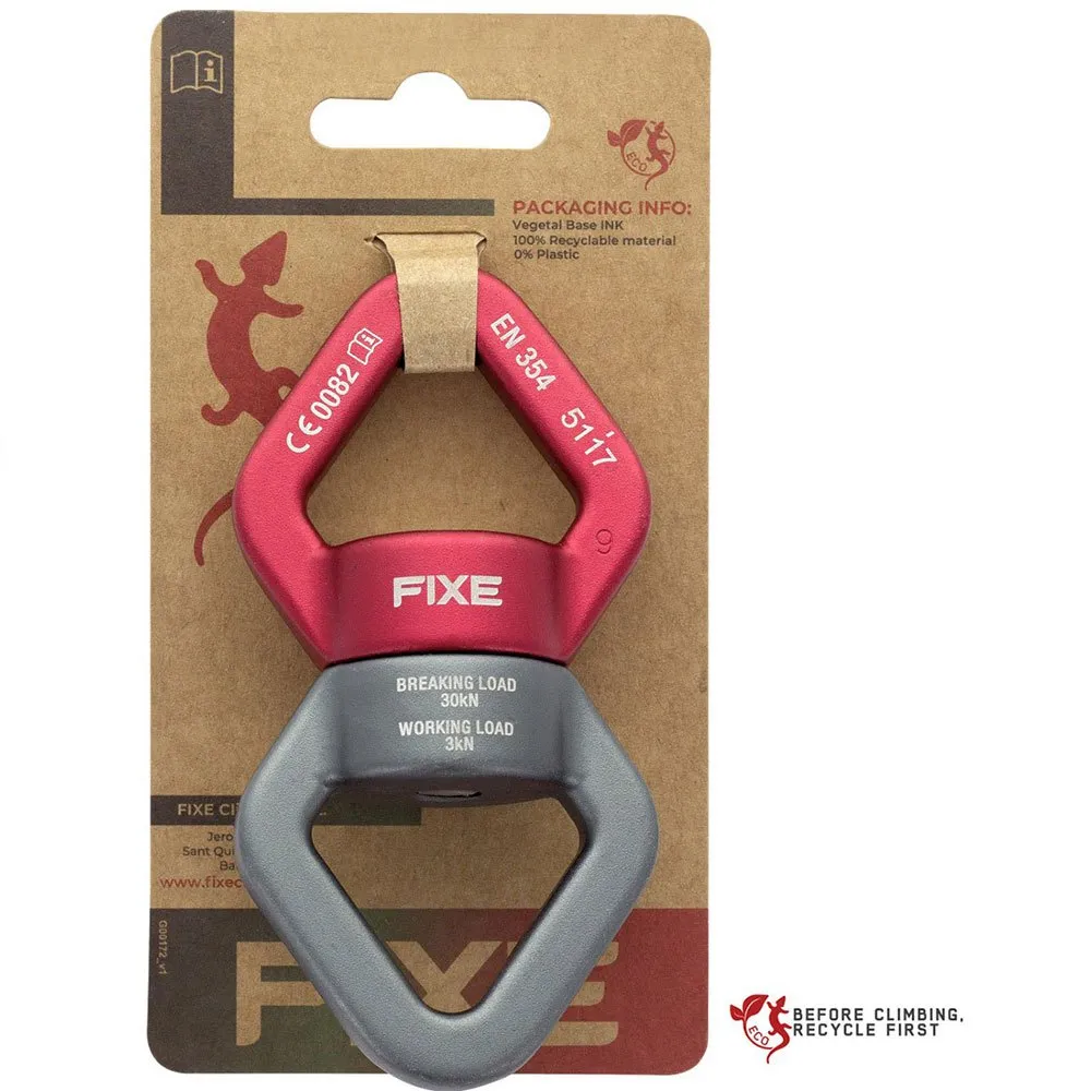 Fixe Climbing Gear Drehgelenk Für Tasche, Grey, One Size Fixe Climbing Gear Drehgelenk Für Tasche, Grey, One Size
