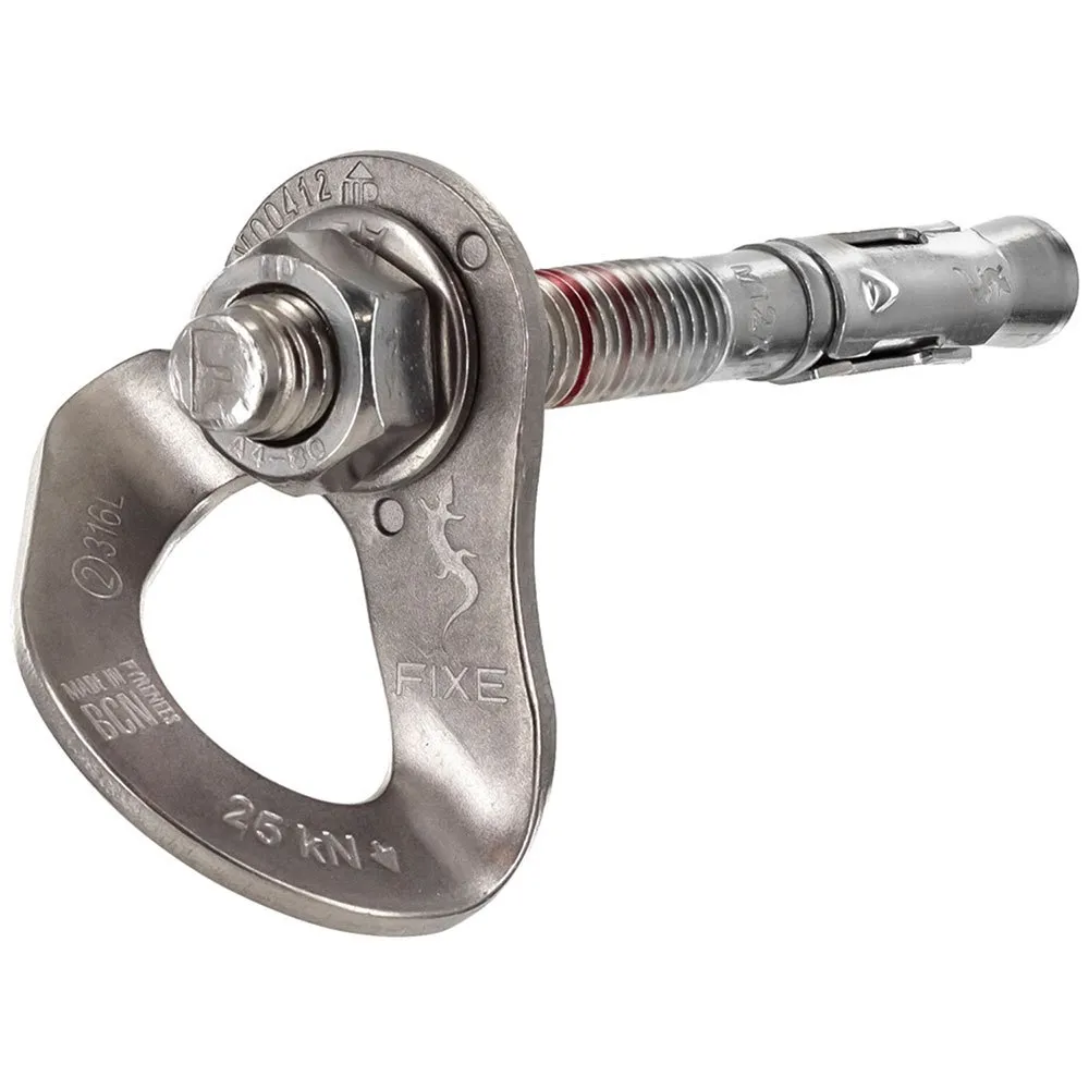 Fixe Climbing Gear Fixe 1 316l M12+parabolt 316l M12x110 Mm Pack Bohrhakenlasche 100 Einheiten, Steel, One Size