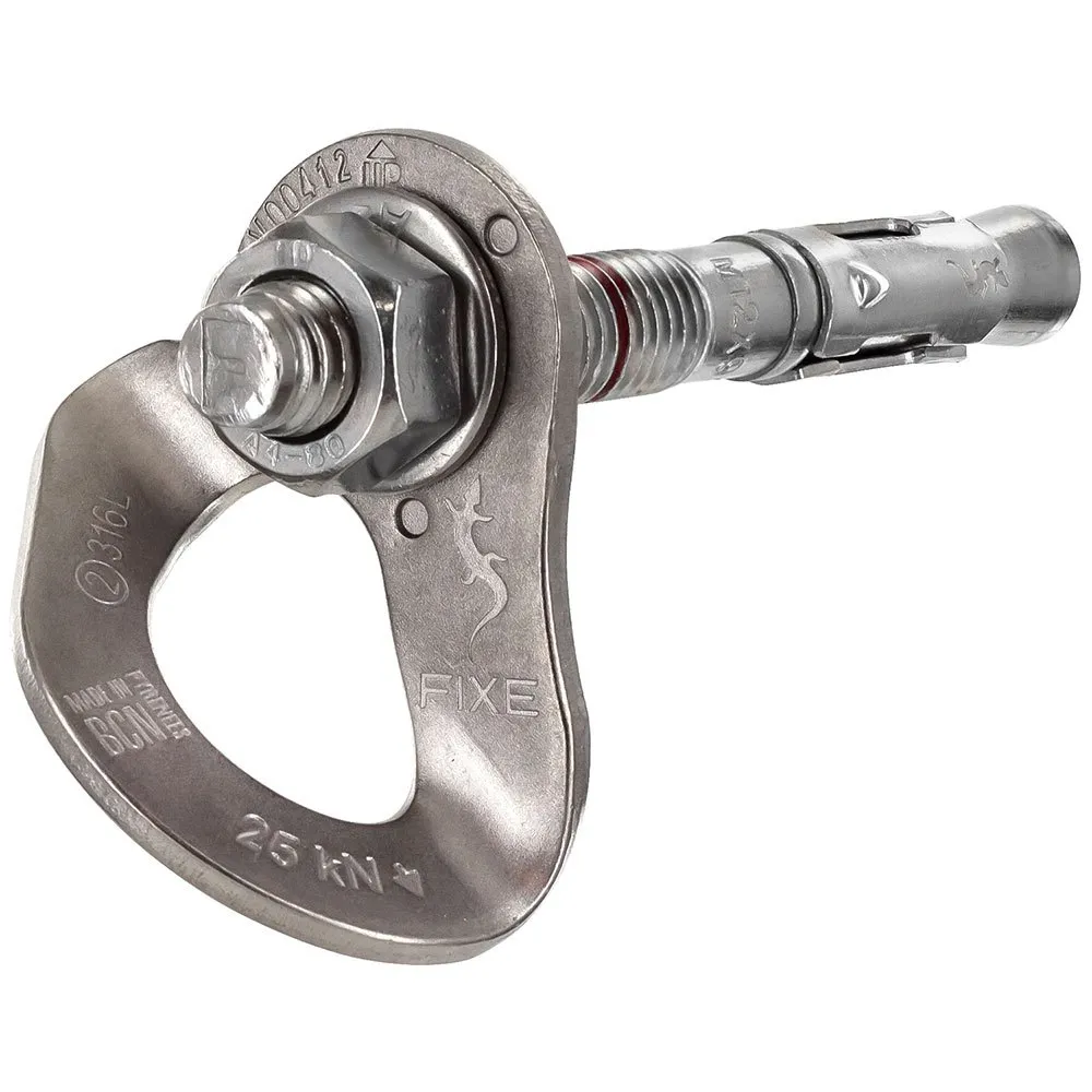 Fixe Climbing Gear Fixe 1 316l M12+parabolt 316l M12x90 Mm Pack Bohrhakenlasche 100 Einheiten, Steel, One Size Fixe Climbing Gear Fixe 1 316l M12+parabolt 316l M12x90 Mm Pack Bohrhakenlasche 100 Einheiten, Steel, One Size