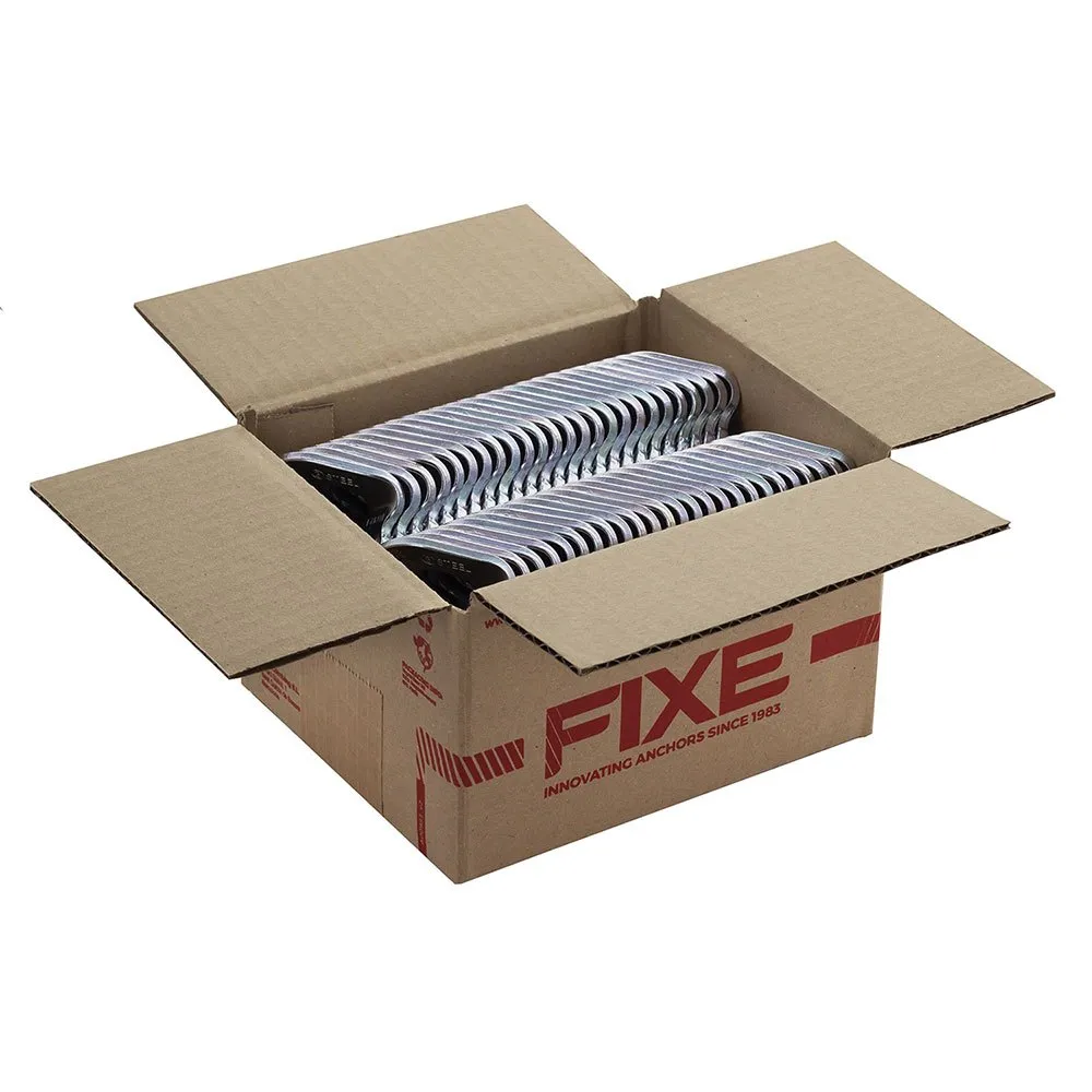 Fixe Climbing Gear Fixe 1 Hanger Stainless Steel M12 Bohrhakenlasche 100 Einheiten, Silver, One Size Fixe Climbing Gear Fixe 1 Hanger Stainless Steel M12 Bohrhakenlasche 100 Einheiten, Silver, One Size