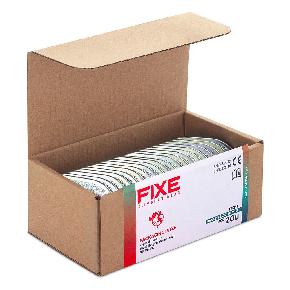 Fixe Climbing Gear M10 Expansion Bolt+fixe 1 M10 Bohrhakenlasche 20 Einheiten, Ecotri, 90mm Fixe Climbing Gear M10 Expansion Bolt+fixe 1 M10 Bohrhakenlasche 20 Einheiten, Ecotri, 90mm
