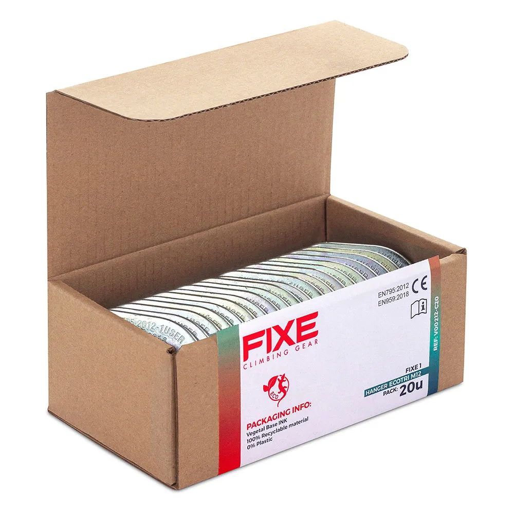 Fixe Climbing Gear M12 Expansion Bolt+fixe 1 M12 Bohrhakenlasche 20 Einheiten, Ecotri, 90mm Fixe Climbing Gear M12 Expansion Bolt+fixe 1 M12 Bohrhakenlasche 20 Einheiten, Ecotri, 90mm