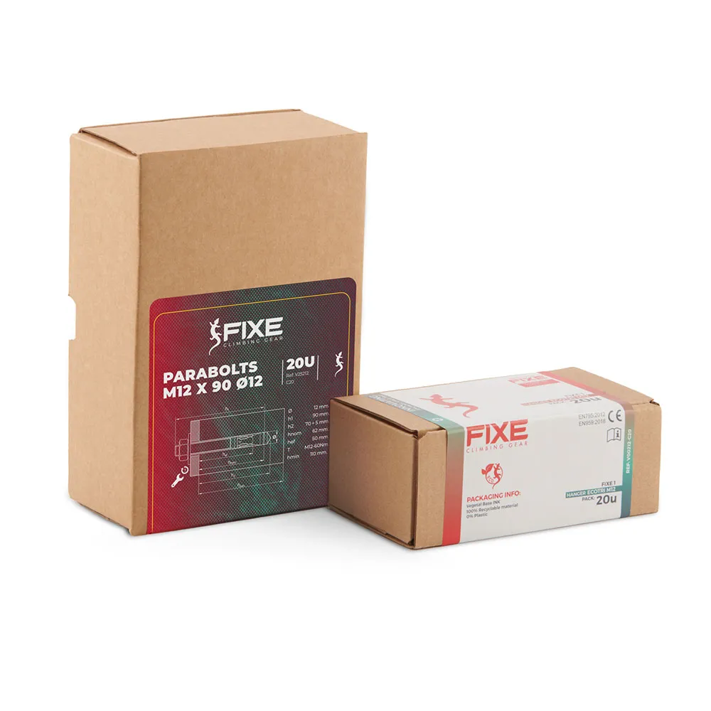 Fixe Climbing Gear M12 Expansion Bolt+fixe 1 M12 Bohrhakenlasche 20 Einheiten, Ecotri, 90mm Fixe Climbing Gear M12 Expansion Bolt+fixe 1 M12 Bohrhakenlasche 20 Einheiten, Ecotri, 90mm