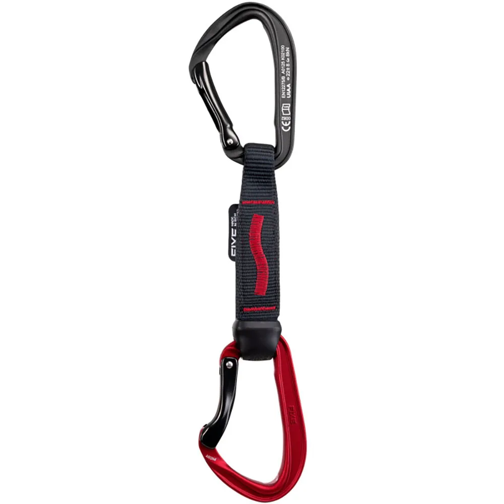 Fixe Climbing Gear Q33100 Picot Expressschlinge, Black / red, 12cm Fixe Climbing Gear Q33100 Picot Expressschlinge, Black / red, 12cm