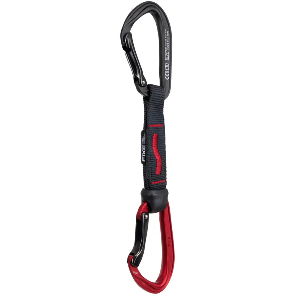 Fixe Climbing Gear Q33100 Picot Expressschlinge, Black / red, 12cm Fixe Climbing Gear Q33100 Picot Expressschlinge, Black / red, 12cm