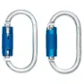 Fixe Climbing Gear Steel Automatic Close Karabinerhaken 20 Einheiten, Silver, One Size