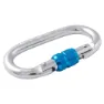 Fixe Climbing Gear Steel Screw Gate Adur Karabinerhaken 20 Einheiten, Silver, One Size