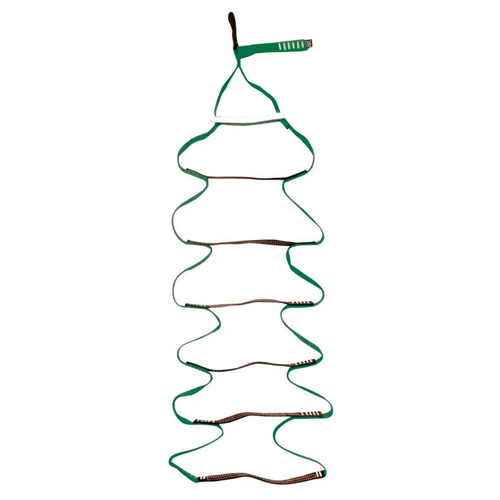 Fixe Climbing Gear Step Webbing Aider 7 Steps Leiter, Green, One Size