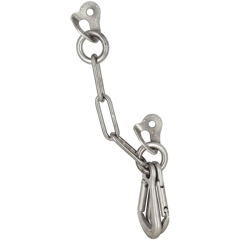 Fixe Climbing Gear Type D 2 Draco M10 316l Anker, Silver, One Size Fixe Climbing Gear Type D 2 Draco M10 316l Anker, Silver, One Size
