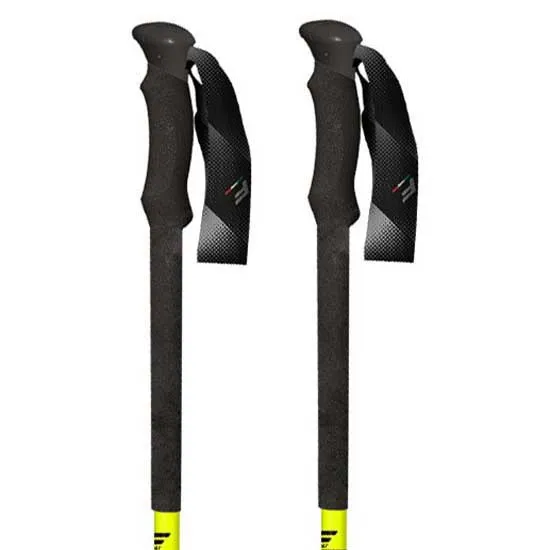 Fizan Aria Stöcke, Black / yellow, 102-145cm