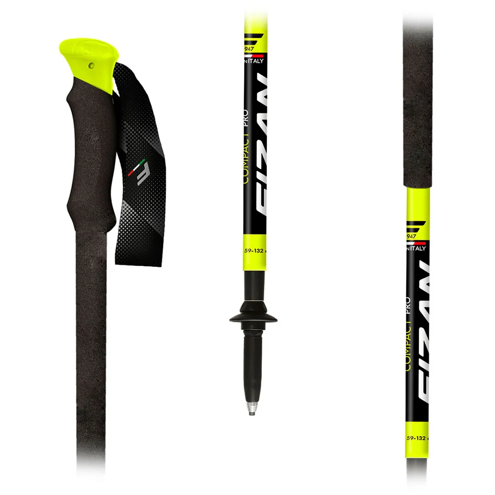 Fizan Compact Pro Stöcke, Grey, 59-132cm Fizan Compact Pro Stöcke, Grey, 59-132cm