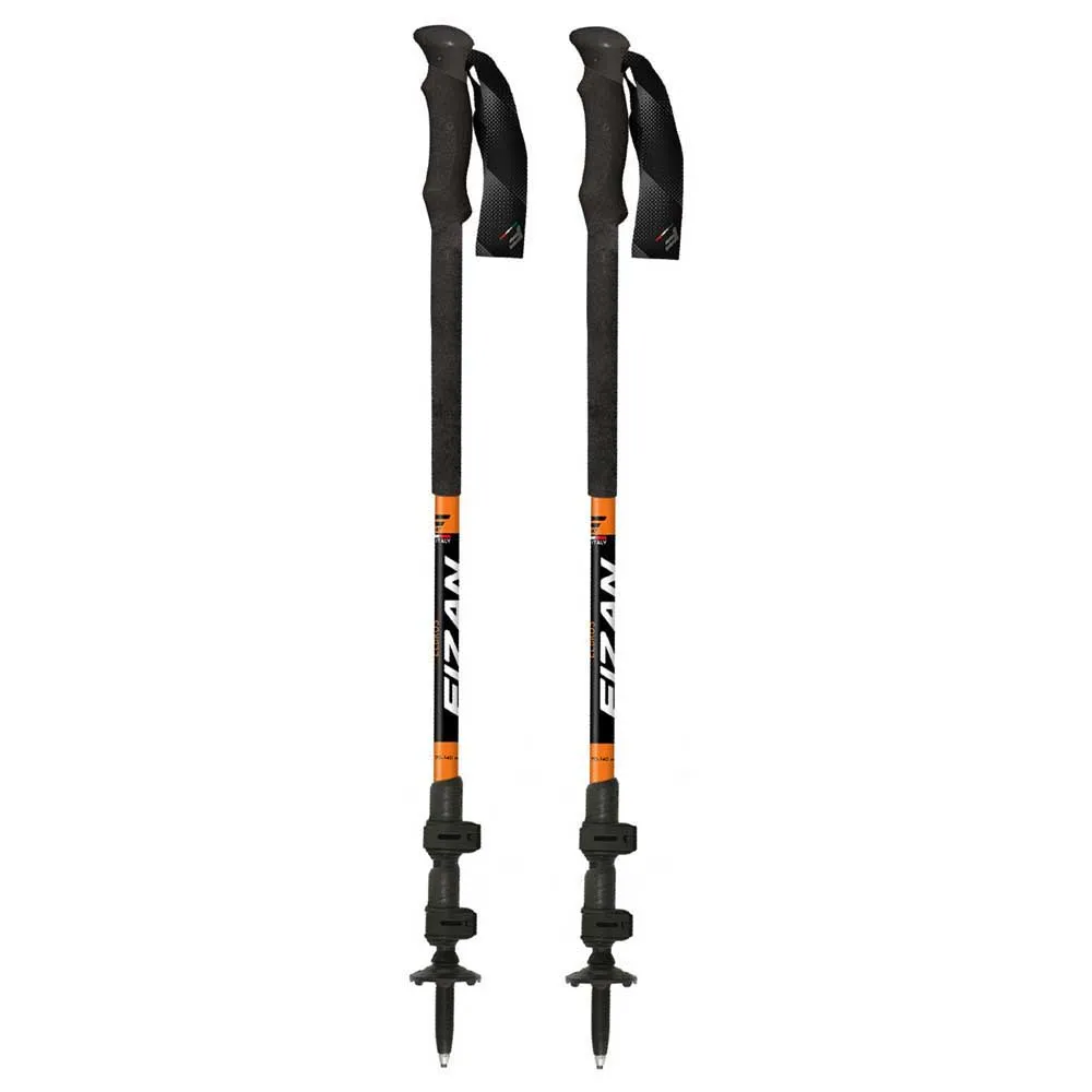 Fizan Elbrus Stöcke, Black / red, 70-140cm Fizan Elbrus Stöcke, Black / red, 70-140cm