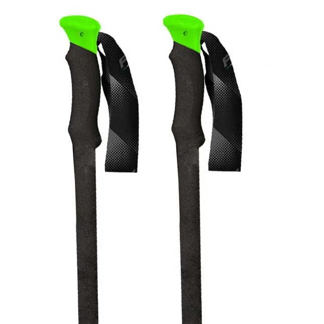 Fizan Lhotse Stöcke, Black / green, 65-140cm Fizan Lhotse Stöcke, Black / green, 65-140cm