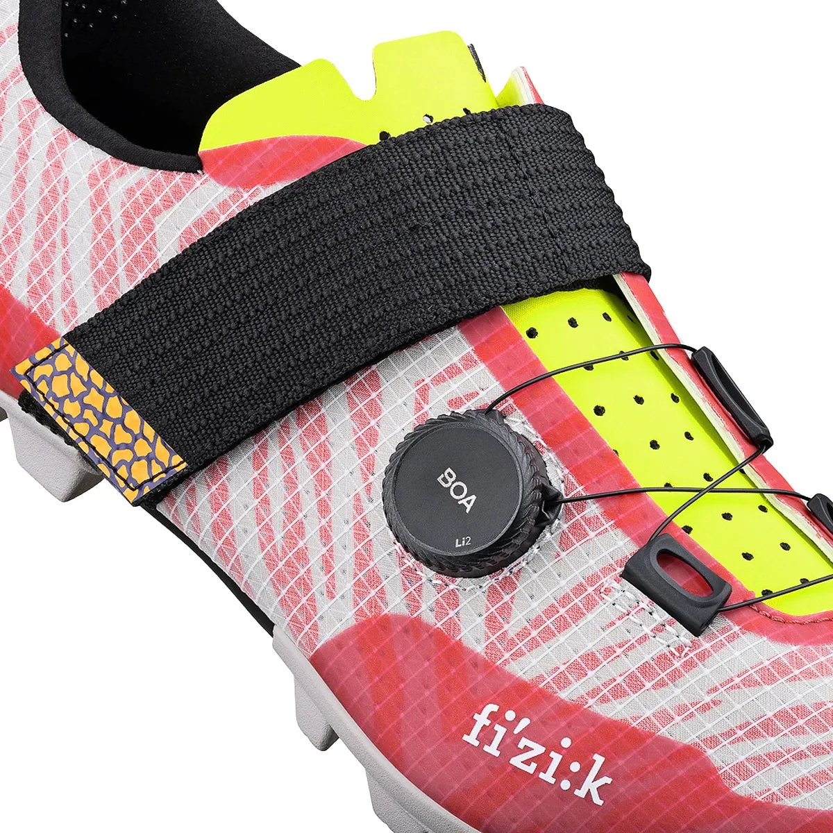 Fizik Gravel MTB Radschuhe Vento Ferox Carbon AMANI, Magenta/lime Fizik Gravel MTB Radschuhe Vento Ferox Carbon AMANI, Magenta/lime