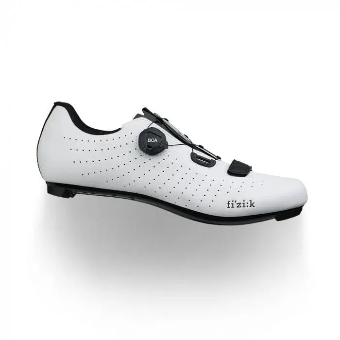 Fizik Rennradschuhe R5 Tempo Overcurve, Weiß/schwarz