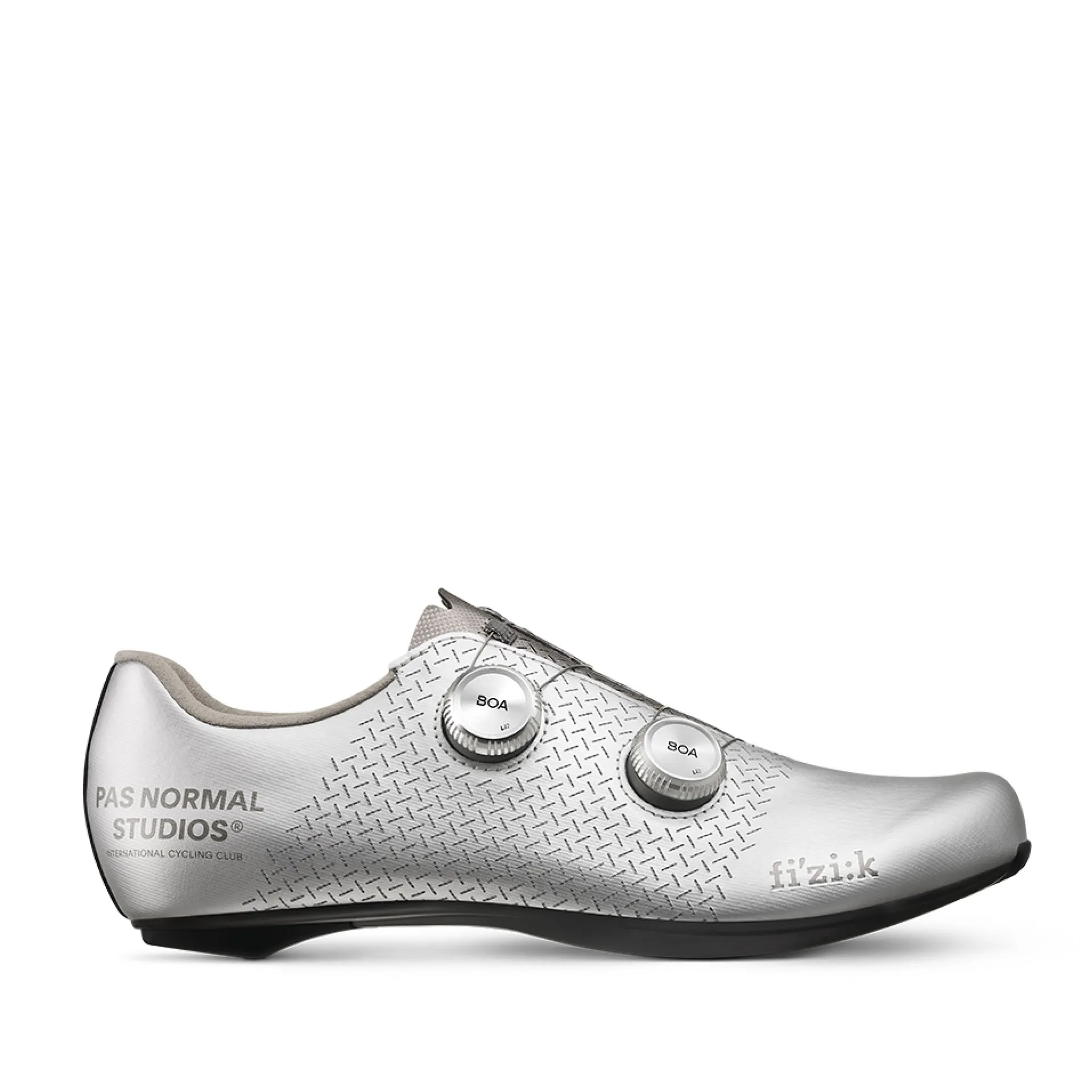 Fizik x Pas Normal Studios Mechanism Road Shoe Rennradschuh, Silver Fizik x Pas Normal Studios Mechanism Road Shoe Rennradschuh, Silver