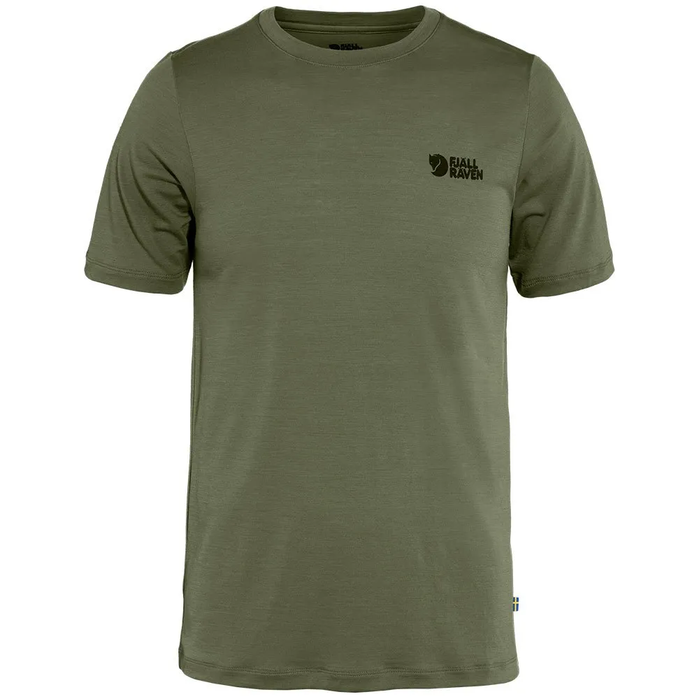Fjällräven Abisko Wool Logo Kurzarm-t-shirt
