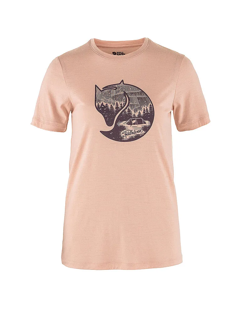 Fjällräven Damen Funktionsshirt Abisko Wool Fox Fjällräven Damen Funktionsshirt Abisko Wool Fox